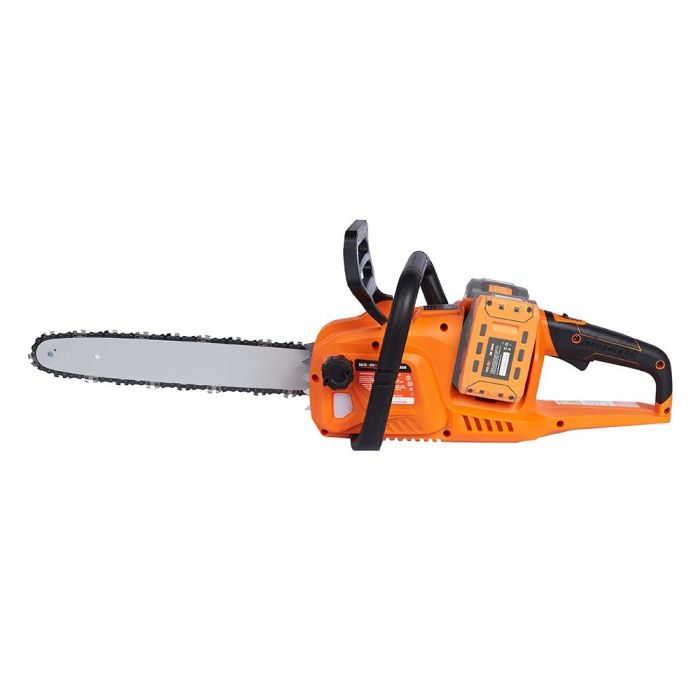 Пила ланцюгова акумуляторна SEQUOIA SBC4014BSO 40В(20В+20В) шина Oregon 35см 3/8" 15.0м/с ЗП 3.68кг без АКБ та ЗП