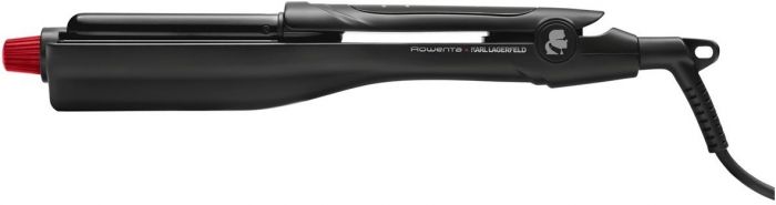 Плойка Rowenta Karl Lagerfeld Waves Addict Hair Waver, для волн , >230Вт, темп.режимів-6, 120-210С, обертання, кераміка, чорний