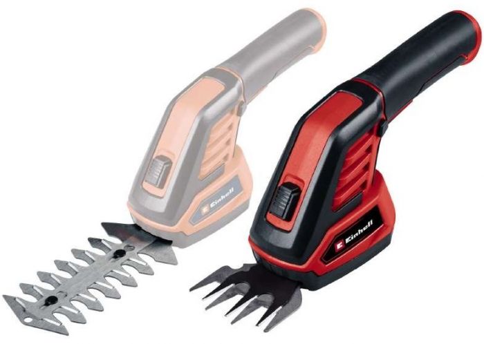 Ножиці для трави акумуляторні Einhell GC-CG 36/70 Li WT 3.6В акб 1х2А·год 7/11см крок різу 8мм 0.8кг