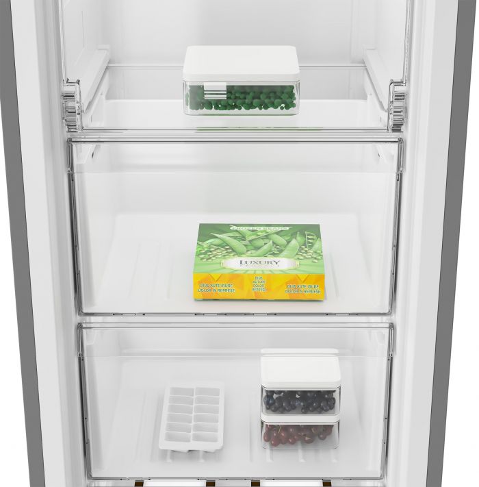 Морозильна камера Beko, 146x54x57, 168л, 1дв., E, NF, сірий
