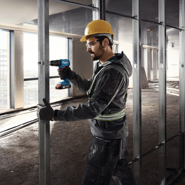 Шурупокрут-дриль ударний акумуляторний Bosch Professional GSB 185-LI 18В 2х2.0А·год 50Нм 500·1900об/хв кейс 1кг