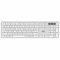 Клавіатура ножнична 2E KS270 105key, WL/BT, EN/UK/RU, сріблясто-білий
