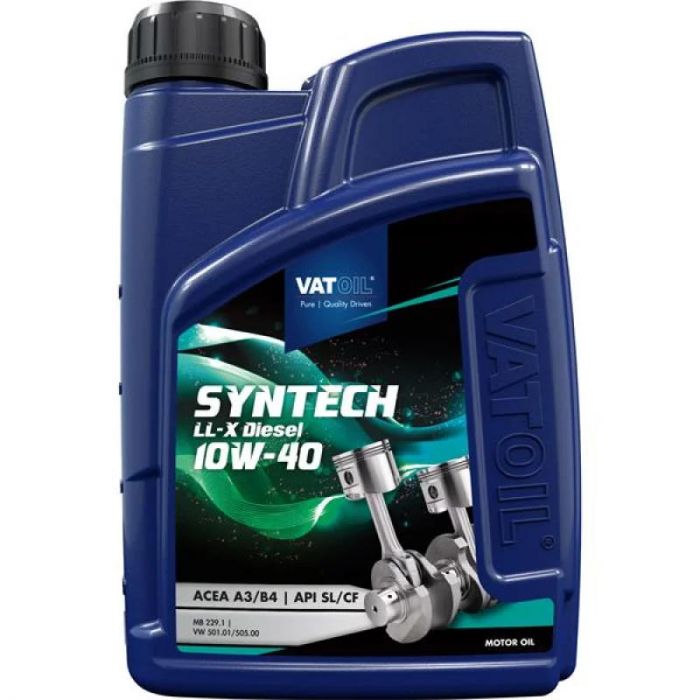 Олива моторна VATOIL SynTech LL-X Diesel 10W-40 1л (12-1 DIESEL) (50782)