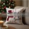 Подушка декор. ARDESTO Christmas Snowman 45х45см, 100% поліестер, білий