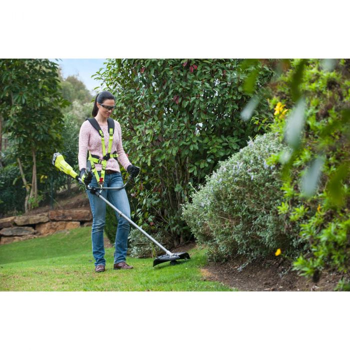 Тример садовий акумуляторний Ryobi ONE+ OBC1820B 18В 20см ніж/ліска 30см ергоремені Vertebrae 4.7кг без АКБ та ЗП