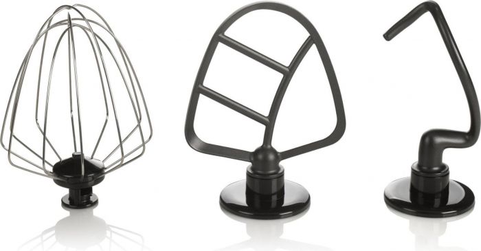 Кухонна машина Gorenje 1500Вт, чаша-метал, корпус-пластік-7л, насадок-3, чорний