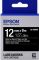 Картридж зі стрічкою Epson LK4BWV принтерів LW-300/LW-400/LW-400VP/LW-600P/LW-700/LW-Z710/LW-900P/LW-1000P/LW-Z5000BE Vivid White/Black 12mm/9m