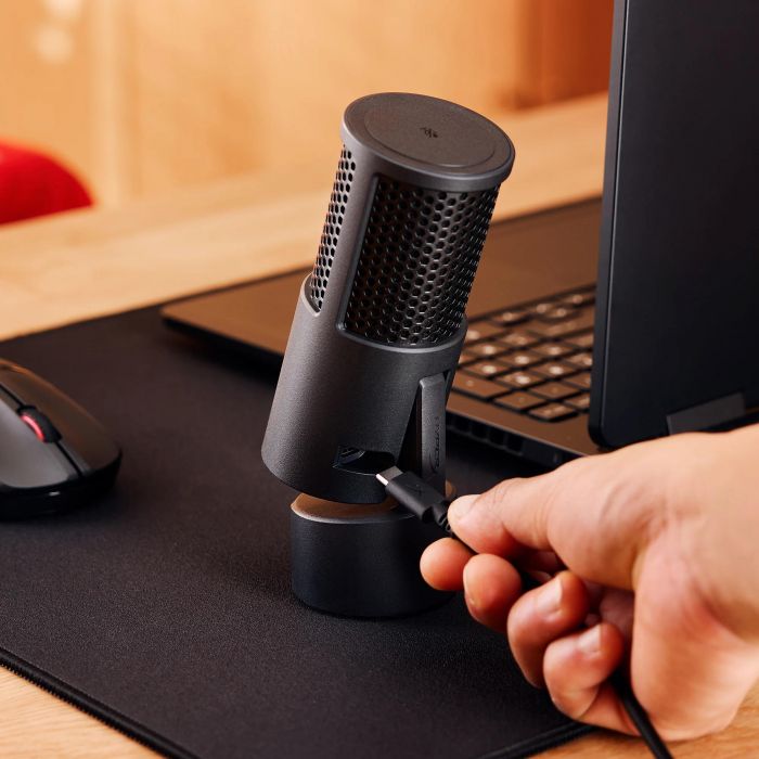Мікрофон геймінговий HyperX SoloCast 2, Omni, USB-A, 2м, NGenuity, чорний