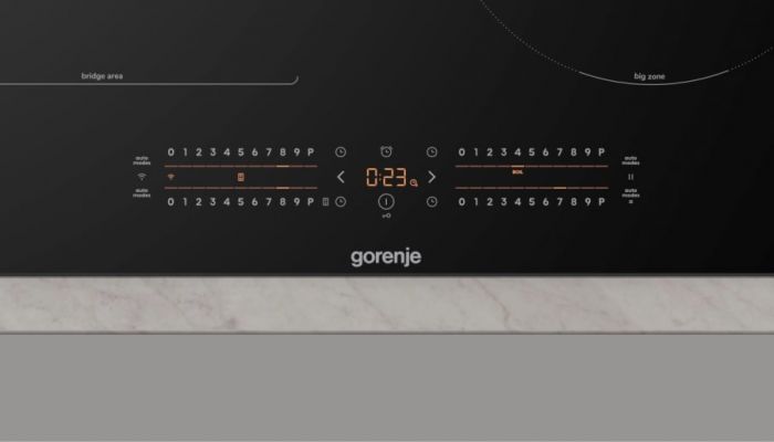 Варильна поверхня Gorenje індукційна, 60см, PowerBoost, SliderTouch, збільшена площа приготування, чорний