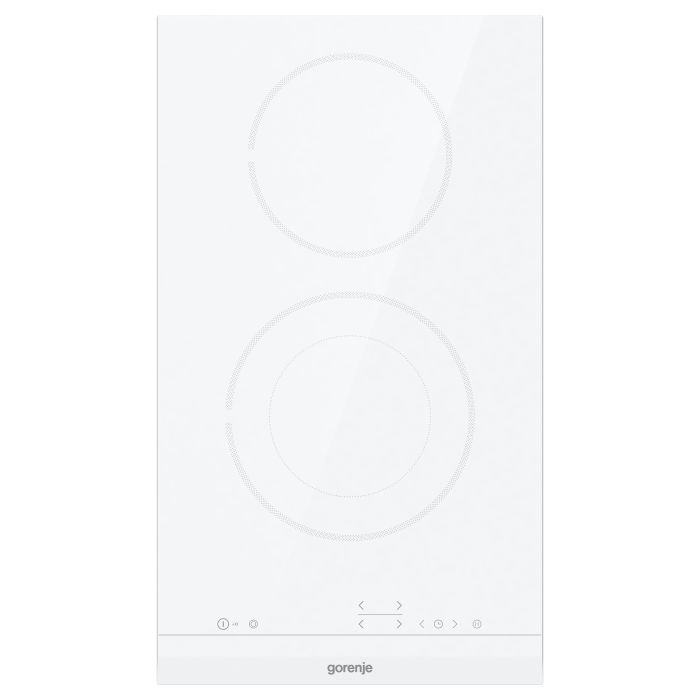 Варильна поверхня Gorenje електрична склокерамічна, 30см, Доміно, білий
