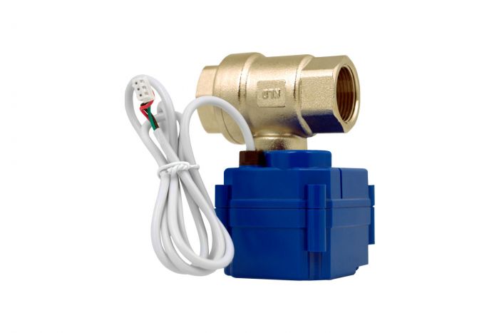 Комплект запобігання затопленню U-Prox Valve DN15, 1/2", автономне живлення від батарей CR123A, автоматичний прогон раз на тиждень