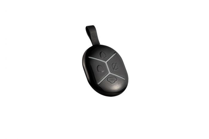 Брелок U-Prox Keyfob B4 Black, 4 кнопки, бездротовий, чорний