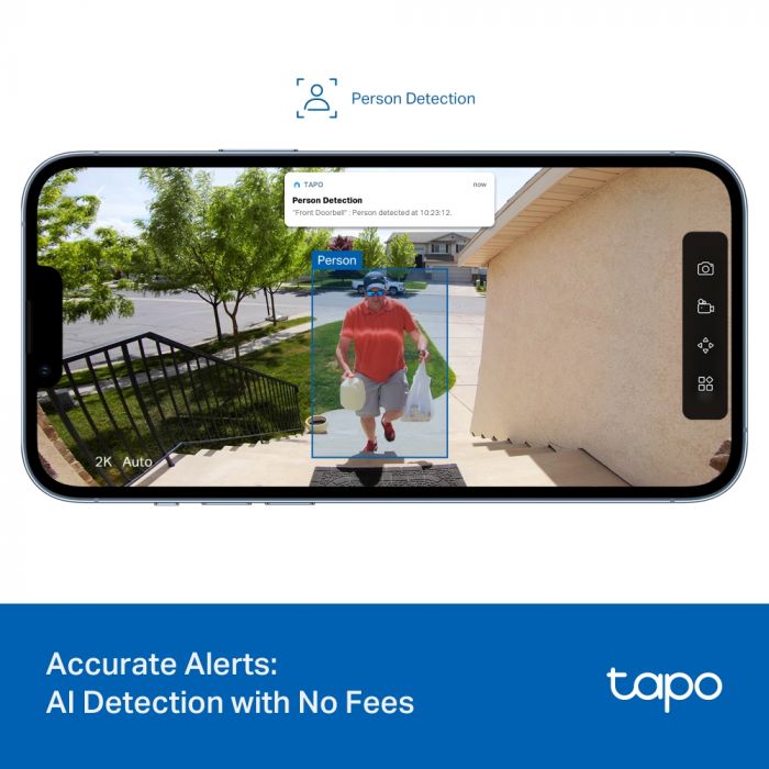 Розумний відеодзвоник з акумулятором TP-LINK Tapo D205