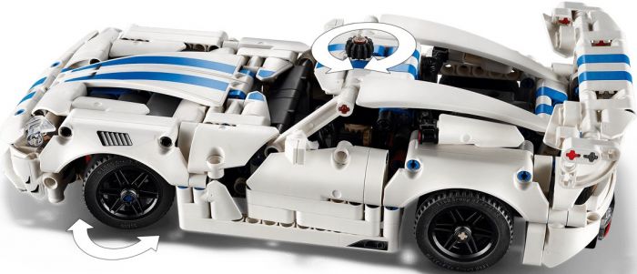 Конструктор LEGO Technic Спортивний автомобіль Dodge Viper GTS-R