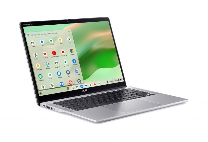 Ноутбук Acer Chromebook Spin CP314-2HN 14" WUXGA IPS Touch, Intel i3-N305, 8GB, F256GB, UMA, ChromeOS, сріблястий