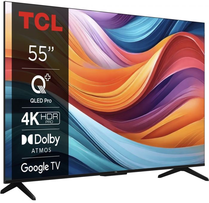 Телевізор 55" TCL QLED 4K 60Hz Smart Google TV Titan