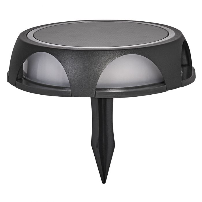 Світильник автономний LEDVANCE ENDURA STYLE ROUND SOLAR UTILI 1.2Вт 3000K 60Лм чорний