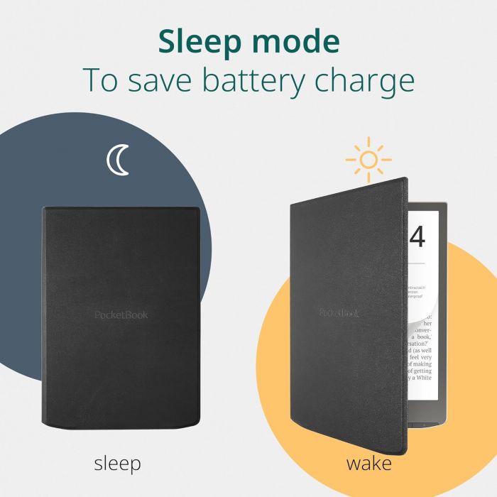 Чохол PocketBook 743 Flip series, чорний