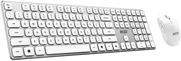 Комплект клавіатура та миша MSI FORGE K210 W COMBO WHITE UA, Wireless