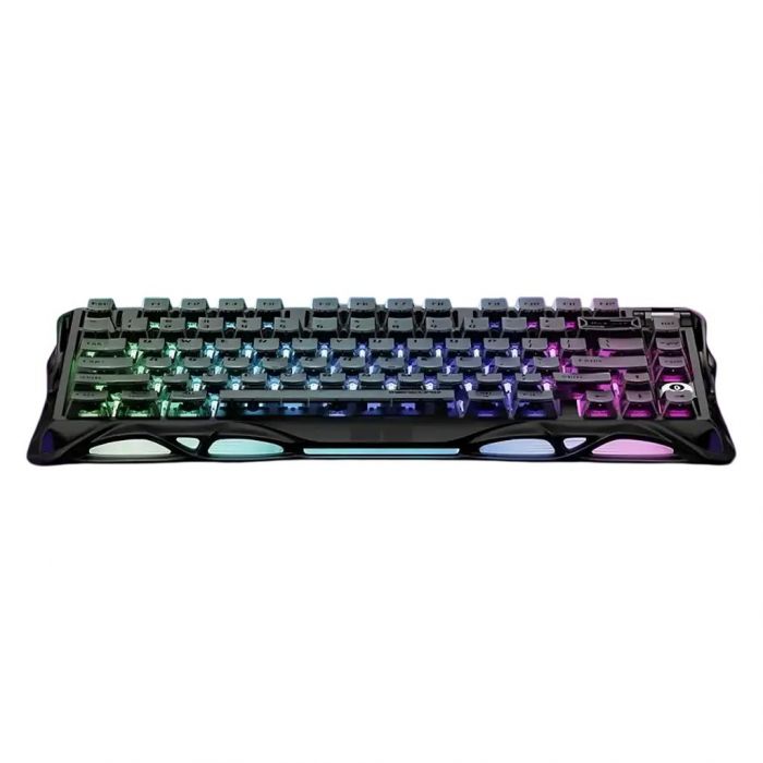 Клавіатура магнітна GravaStar Mercury V75 80keys, Magnetic Jade Pro, 8K, USB-A, RGB, Stealth Black