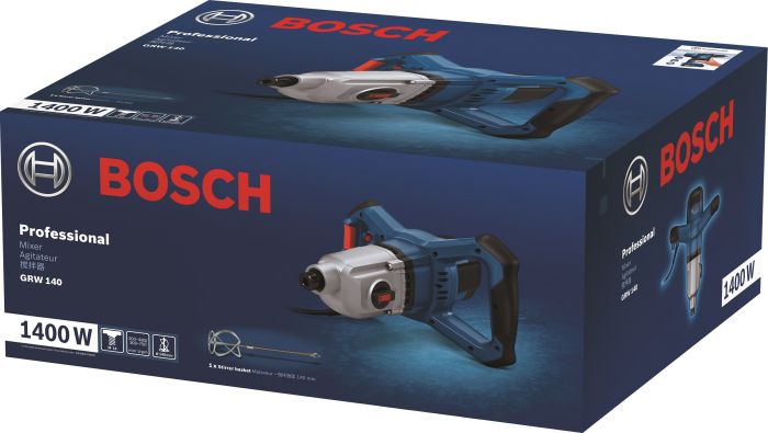 Міксер будівельний Bosch Professional GRW 140 1400Вт 480-750об/хв М14 4.2кг