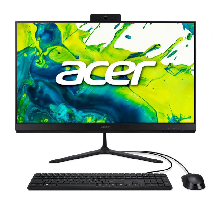 Комп'ютер персональний моноблок Acer Aspire C24-2G 23.8" FHD, Intel 5-120U, 16GB, F1TB, UMA, WiFi, кл+м, без ОС, чорний