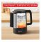 Електрочайник Tefal Thermo Protect Control 1.5л, Strix, з подвійними стінками, 6 темп.реж, чорний