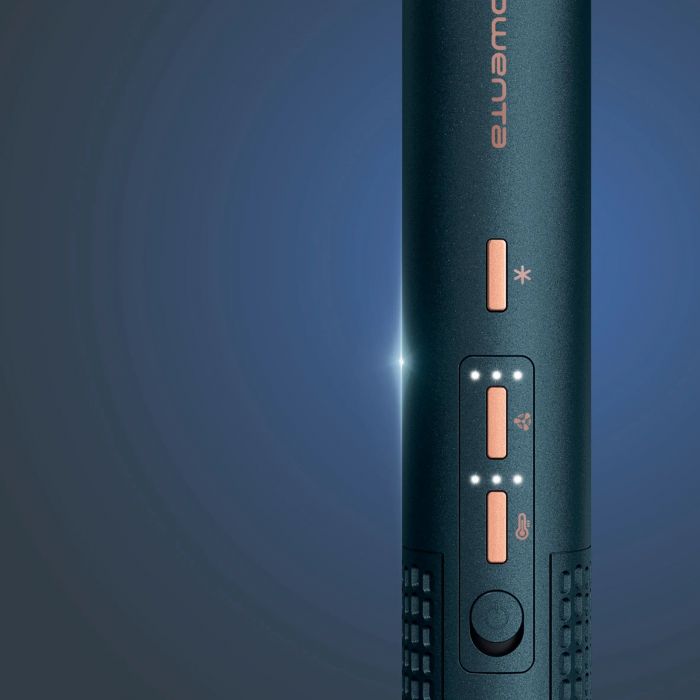 Фен-щітка Rowenta Air Brush 3D, 1200Вт, 3 режими, іоніз-я, хол. обдув, функція фену, кераміка, чорно-золотий