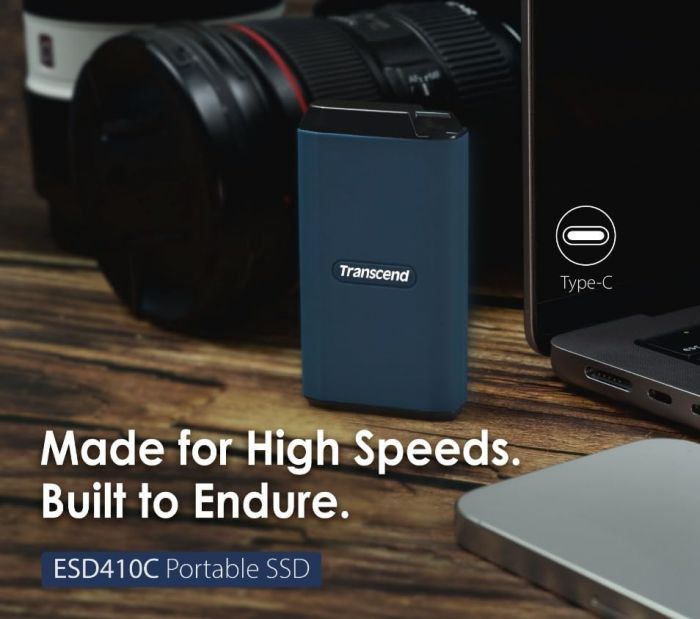 Портативний SSD Transcend 4TB USB 3.2 Gen 2 Type-C ESD410C