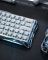 Клавіатура магнітна GravaStar Mercury V60 PRO 60keys, UFO Magnetic Gaming, 8K, USB-A, RGB, Sliver Frost