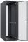Шафа ZPAS 19", 42U, SZB IT, одностулкові передні та задні перфоровані двері, 600x1000 мм, максимально 1500кг, чорна