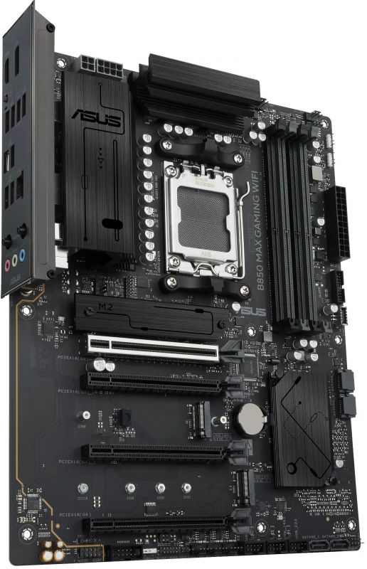 Материнcька плата ASUS B850 MAX GAMING WIFI sAM5 B850 4xDDR5 M.2 HDMI DP ATX