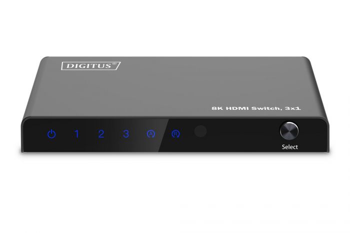 Відеокомутатор DIGITUS UHD HDMI (INx3 - OUTx1), 8K