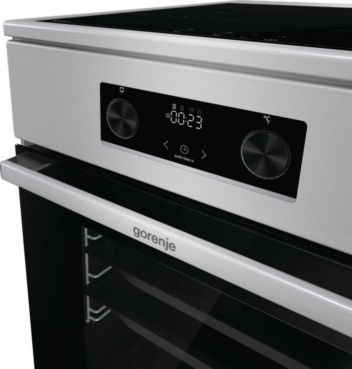 Плита Gorenje електрична індукційна, 70л, 50x60см, дисплей, IconLed, нерж