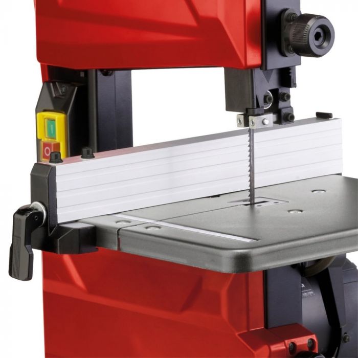 Пила стрічкова Einhell TC-SB 200/1, 250 Вт, 1400 об/хв, 900 м/хв, стіл 305x305 мм, виліт 200 мм, 15.8 кг