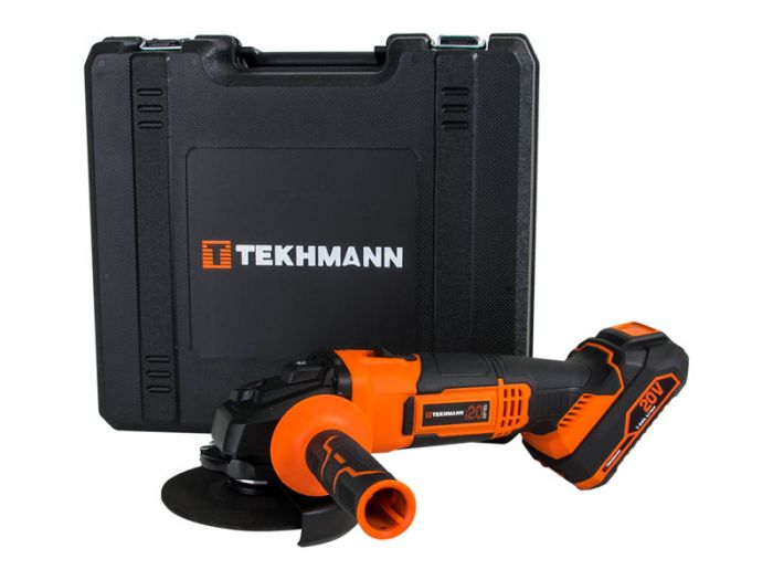 Шліфмашина кутова акумуляторна Tekhmann TAG-125/i20 kit 125мм 1250ВТ 3000-11000об·хв 2.1кг