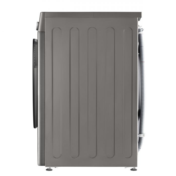 Пральна машина LG фронтальна, 11кг, 1400, A, 57см, дисплей, пара, інвертор, сріблястий
