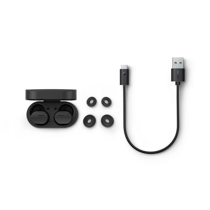 Навушники TWS Philips TAT5000 BT 5.4, ANC, IPX5, SBC, Mic, Чорний