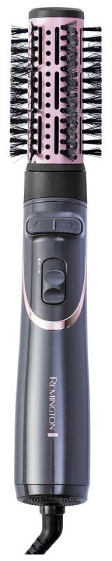 Фен-щітка Remington Curl & Straight Confidence, 800Вт, 2 режими, іоніз-я, оберт., хол. обдув,кейс, кераміка, сірий