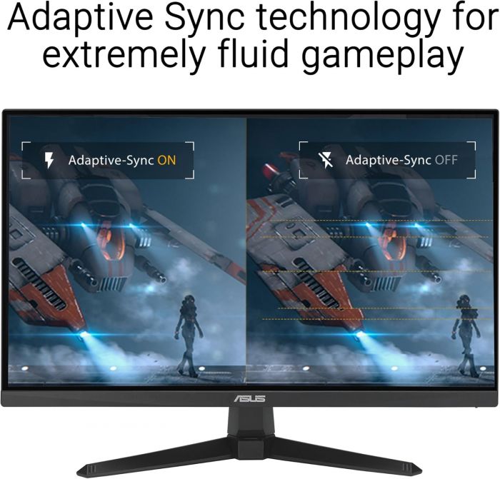 Монітор Asus 23.8" TUF Gaming VG249QE5A HDMI, DP, MM, IPS, 146Hz, 1ms, sRGB 125%, AdaptiveSync