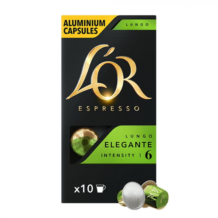 Кава L`OR капсули  Lungo Elegante, 100% арабіка, 10шт, Nespresso