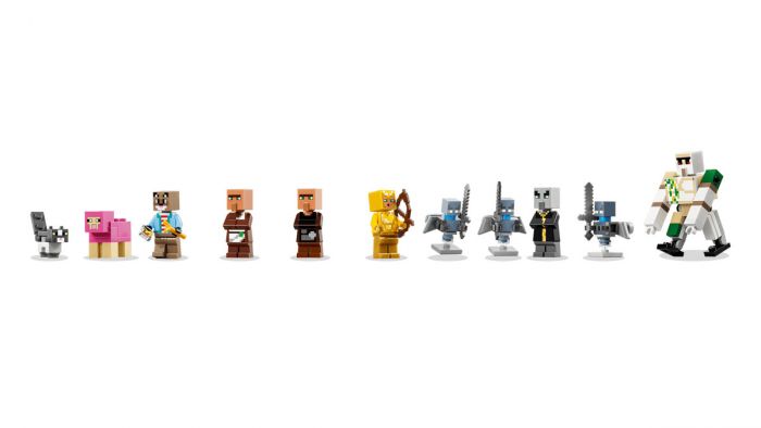 Конструктор LEGO Minecraft Напад викликача на село