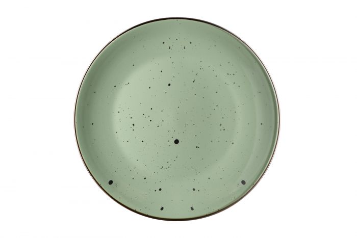 Тарілка обідня ARDESTO Bagheria Pastel green, 26см, кераміка, зелений