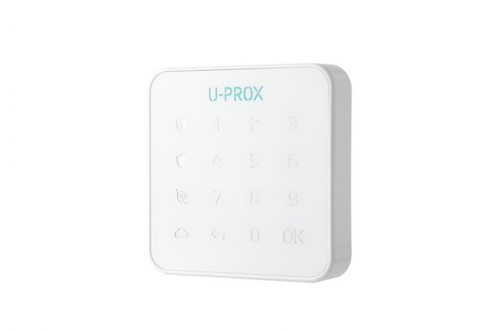 Бездротова сенсорна клавіатура U-Prox Keypad G1 White, 1 група, бездротовий, білий