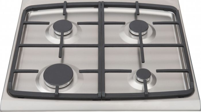 Плита Hansa газова, 71л, 60x60см, чавун, газ контр., нержавіюча сталь