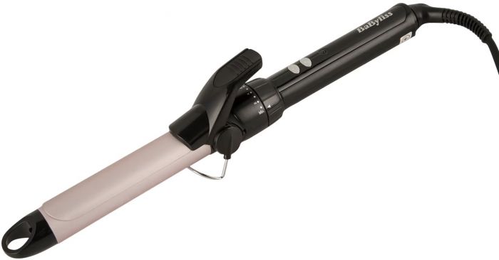 Плойка Babyliss Pro 180 medium, 300Вт, темп.режимів-10, D -25mm, 110-180С, метал, чорний