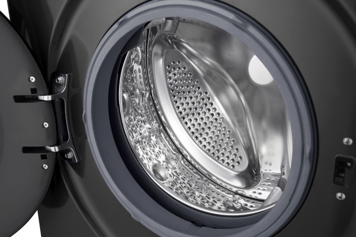 Пральна машина LG фронтальна, 6.5кг, 1200, В, 44см, дисплей, пара, інвертор, чорний