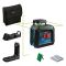 Нівелір лазерний Bosch Professional GLL2-20G+LB10+DK10 до 10 ±0.2мм/м зелений промінь IP64 чохлом мішень 0.9кг
