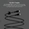 Кабель Belkin USB-C > USB-C заряджання/синхронізації 60Вт PD, 1м, плетений, силіконовий, з ремінцем на магніті, чорний