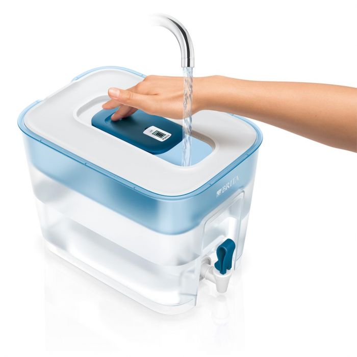 Фільтр-глечик Brita Flow Memo MXPro 8.2л (5.2л очищеної води) з фільтр-картриджем, синій